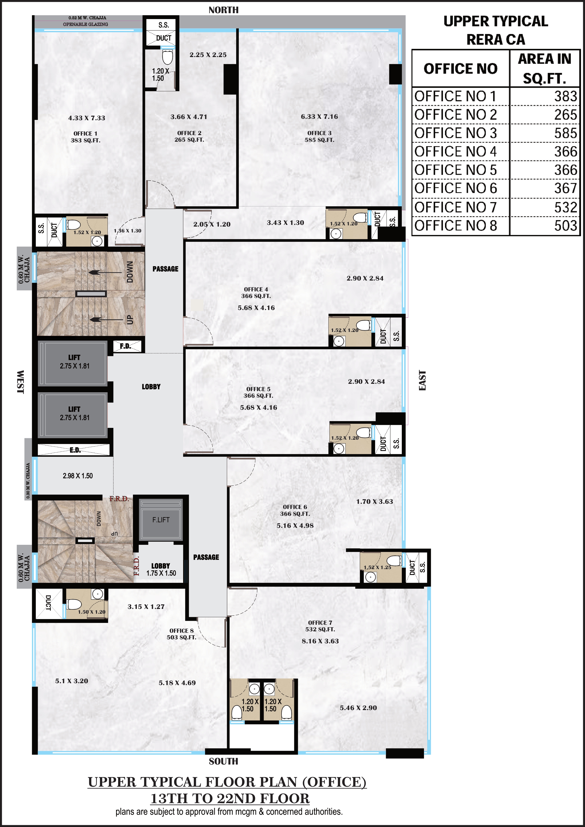 Upper Floor without Plan